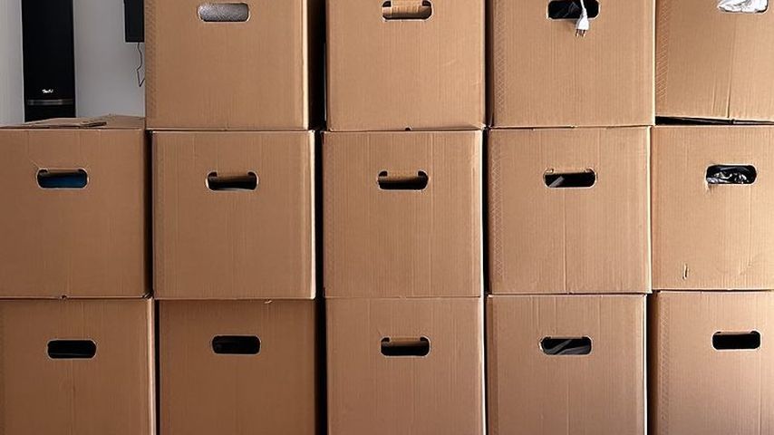 Anne Wünsches Wohnung während Karims Einzug, Mai 2022