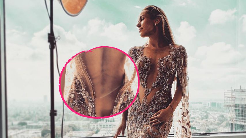Fotobeweis: Annie Carpendale ohne Höschen bei den Oscars?