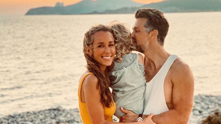 Annemarie, Mads und Wayne Carpendale im Jahr 2020