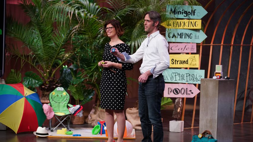 Annette Barth und Julian Meyer-Arnek bei "Die Höhle der Löwen" 2021