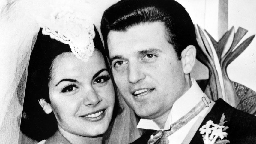 Annette Funicello mit Jack Gilardi an ihrem Hochzeitstag