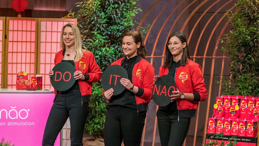 Annette Steiner-Kienzler, Nadja Arbab, Maximiliane Staiger bei "Die Höhle der Löwen"