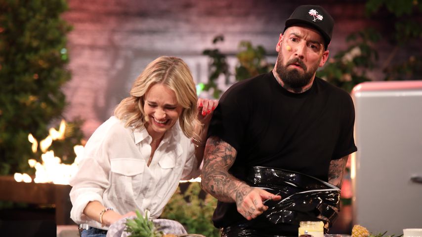 Moderatorin Annie Hoffmann und Jan Leyk