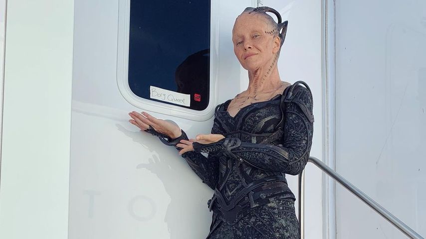 Annie Wersching am Set von "Star Trek: Picard"