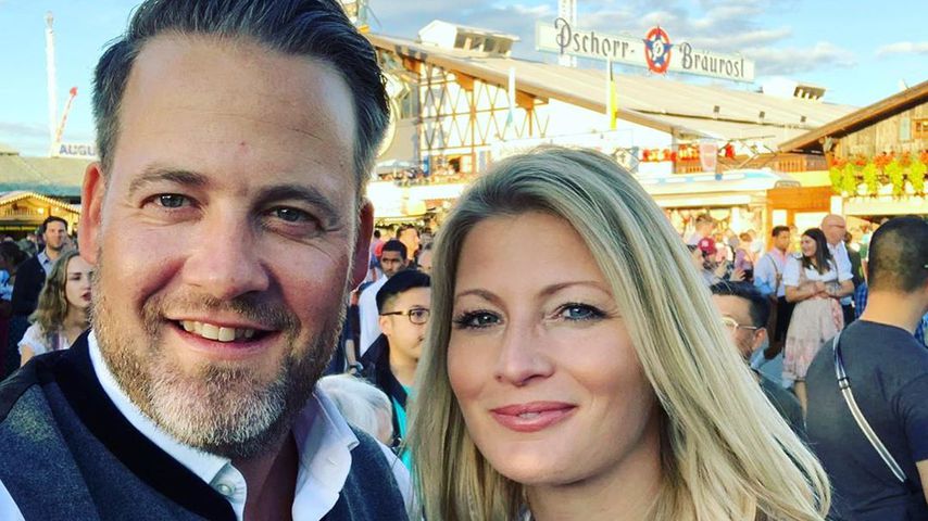 Annika Begiebing mit ihrem Partner auf der Wiesn
