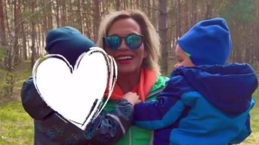 Annika Kärsten-Hoenig mit ihren Söhnen Juliano und Jianni