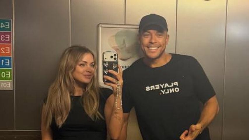 Annika und Andrej Mangold mit ihrem Baby, Juli 2026