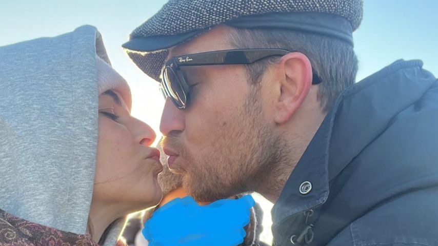 Wie süß! Annika Lau teilt seltenes Knutschbild mit Frederick
