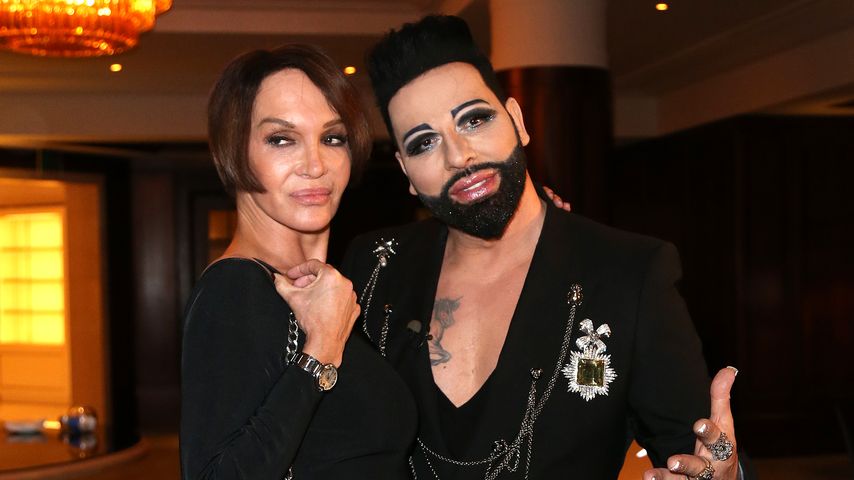 Anouschka Renzi und Harald Glööckler beim Pompöösen Ladies Dinner 2017