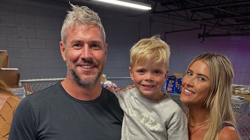 Ant Anstead und Christina Haack mit Sohn Hudson, September 2025