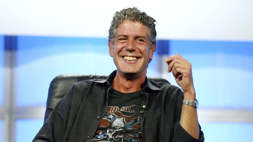 Anthony Bourdain bei einer Panel-Diskussion 2005