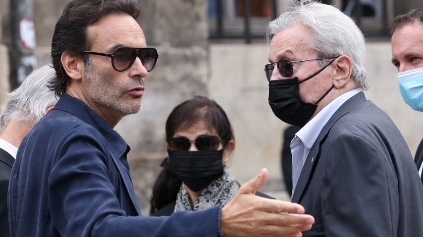 Anthony Delon, Hiromi Rollin und Alain Delon