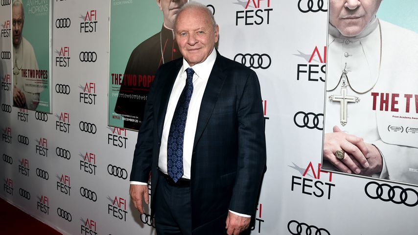 Anthony Hopkins bei der Premiere von "The Two Popes" im November 2019