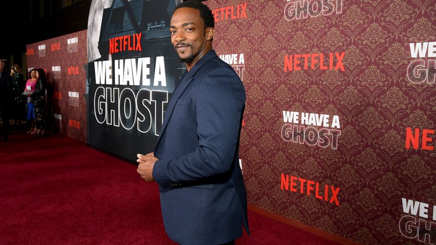 Anthony Mackie bei der Premiere von "We have A Ghost" 2023