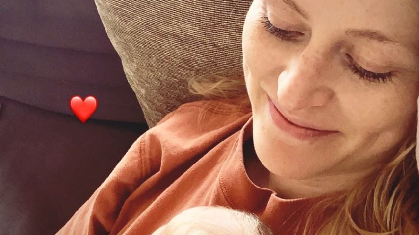 Antje Heinrich mit ihrem Sohn Vince