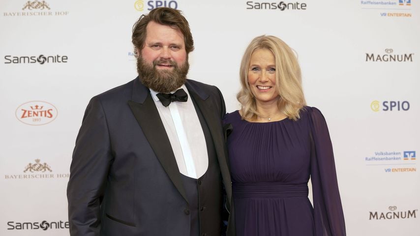 Antoine Monot Jr. und Stefanie Sick beim 49. Deutschen Filmball im Hotel Bayerischer Hof in München, 25.01.2025