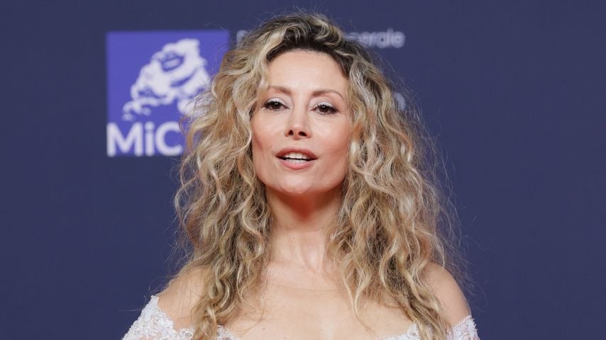 Antonella Salvucci auf dem roten Teppich bei den David di Donatello 2026 in Rom