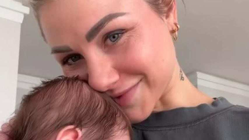 Antonia Elena und ihr Sohn Noah im April 2024