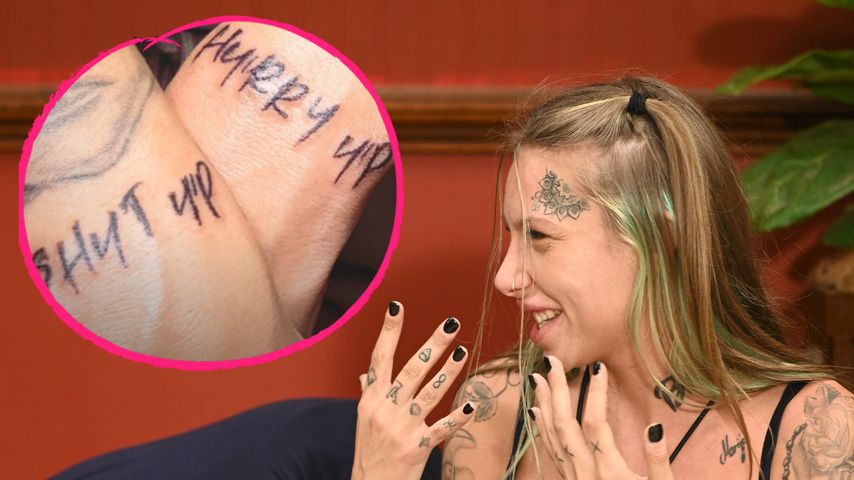 "Shut Up": Toni Trips lässt sich Dschungel-Tattoo stechen