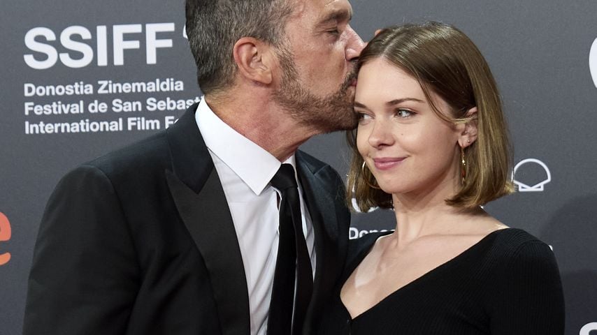 Antonio Banderas und Stella Banderas bei San Sebastián International Film Festival im September 2021