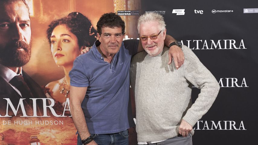 Antonio Banderas und Hugh Hudson im März 2012