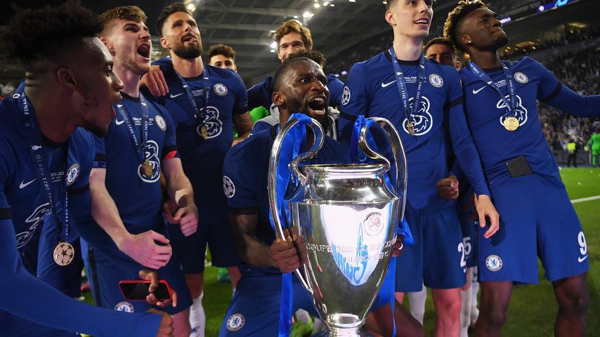 Antonio Rüdiger nach dem Champions-League-Sieg 2021