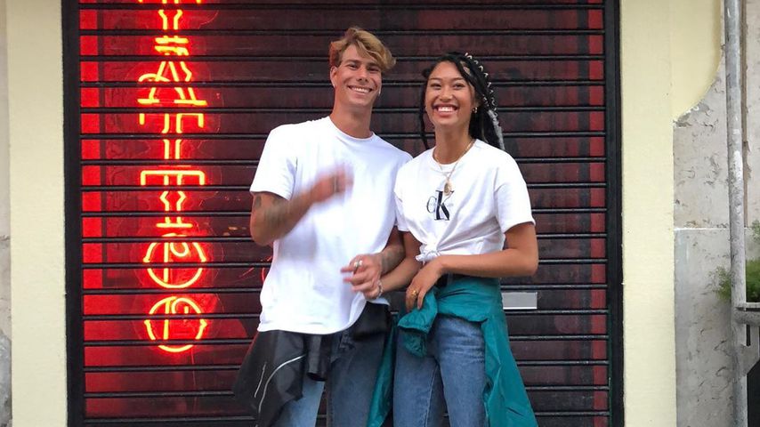 Anuthida Ploypetch und ihr Freund Richard Koll, April 2020