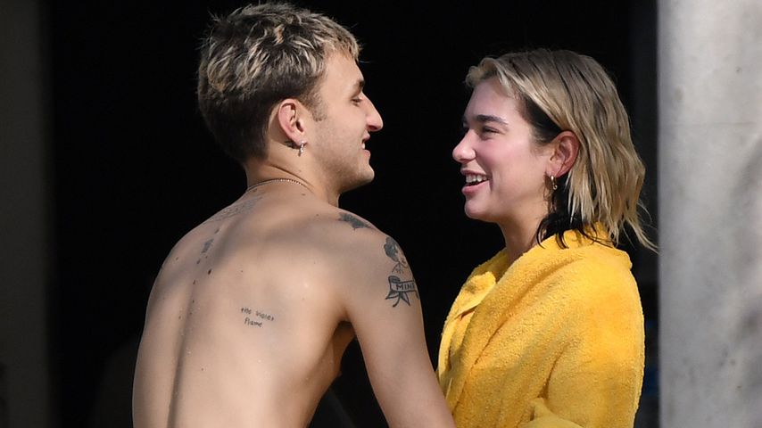 Anwar Hadid und Dua Lipa kuscheln an Silvester 2019