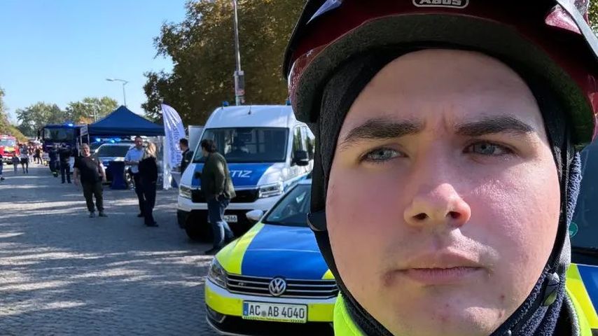 Anzeigenhauptmeister Niclas im September 2024