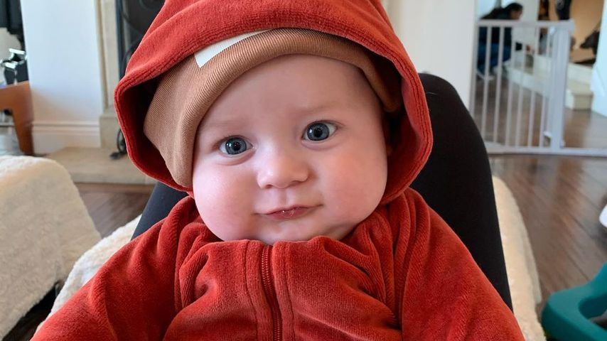 April Love Geary und Robin Thickes Sohn Luca
