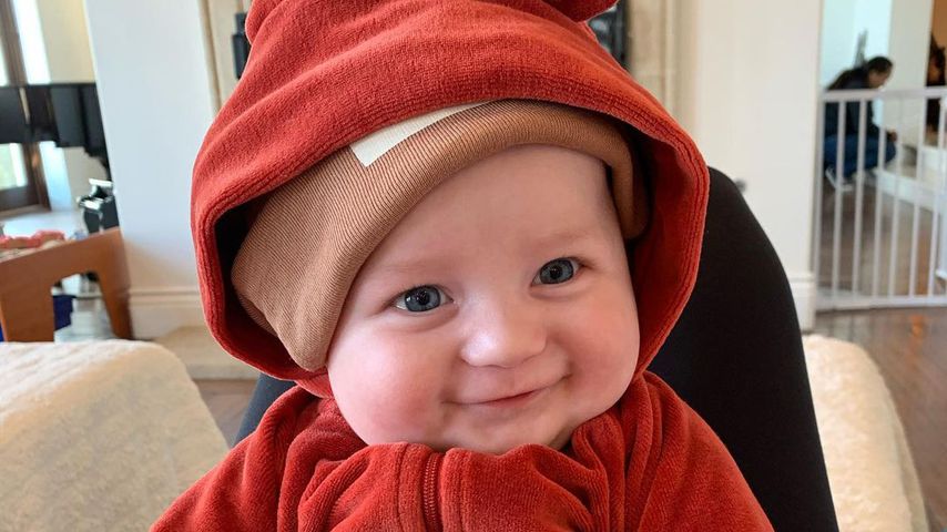 April Love Geary und Robin Thickes Sohn Luca