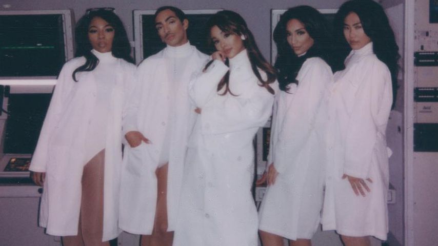 Ariana Grande bei einem Musikvideodreh im November 2020