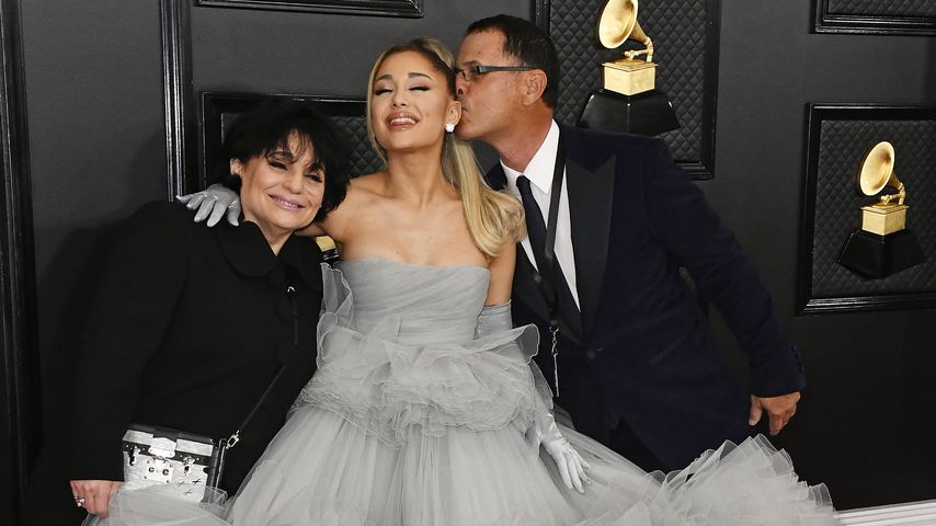 Ariana Grande mit ihren Eltern, Januar 2020