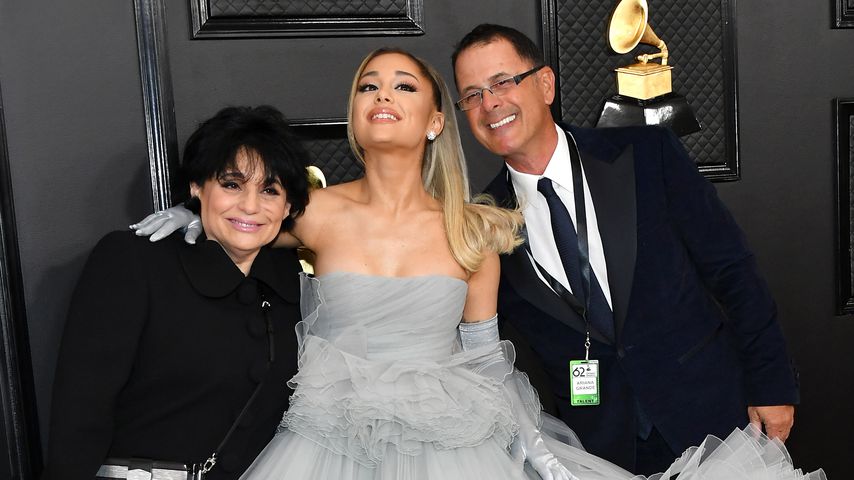 Ariana Grande mit ihren Eltern, Januar 2020
