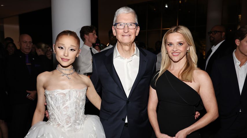 Ariana Grande, Tim Cook und Reese Witherspoon im Oktober 2024