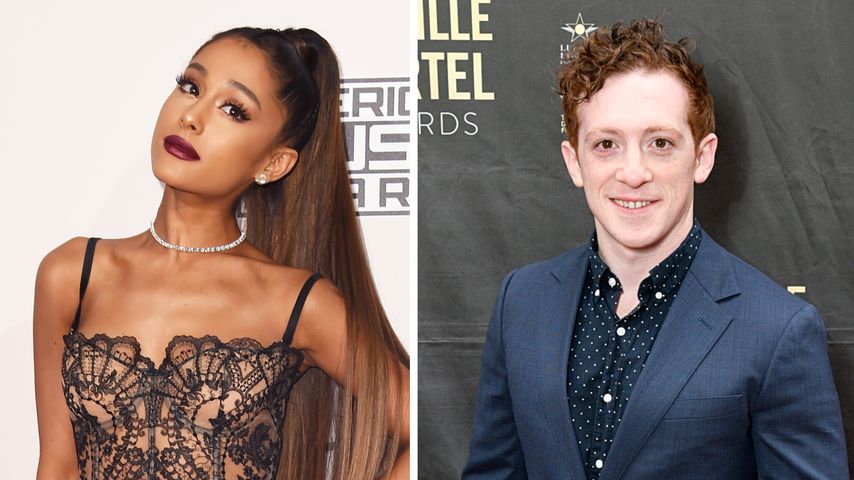 Ariana Grande und Ethan Slater turteln auf "Wicked"-Event