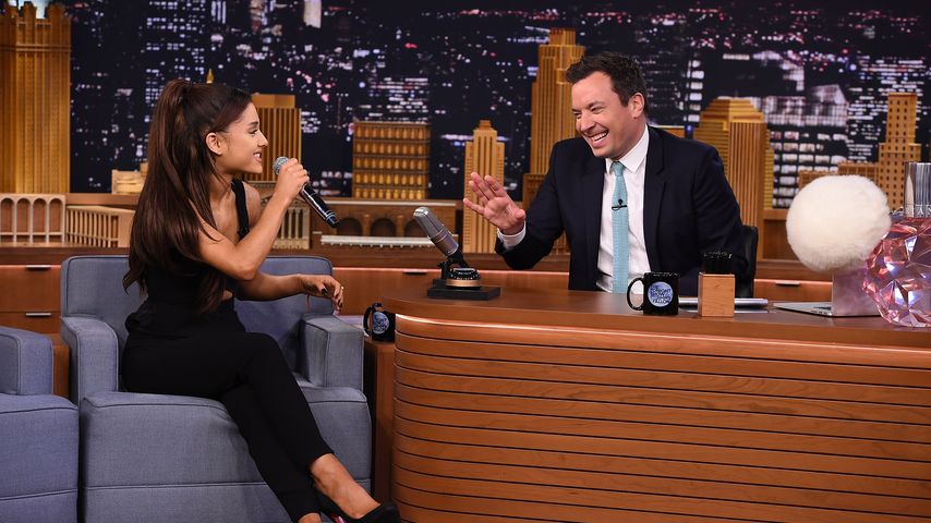 Ariana Grande, Jimmy Fallon, 2015