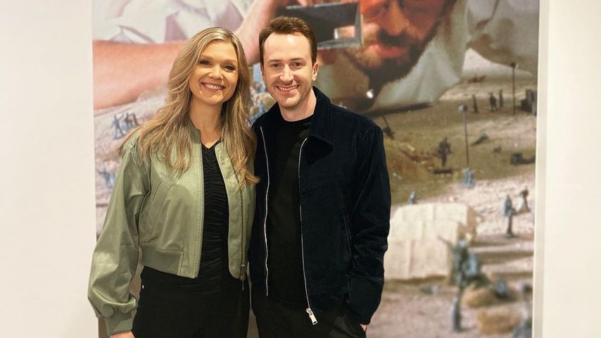 Ariana Richards und Joseph Mazzello, März 2023