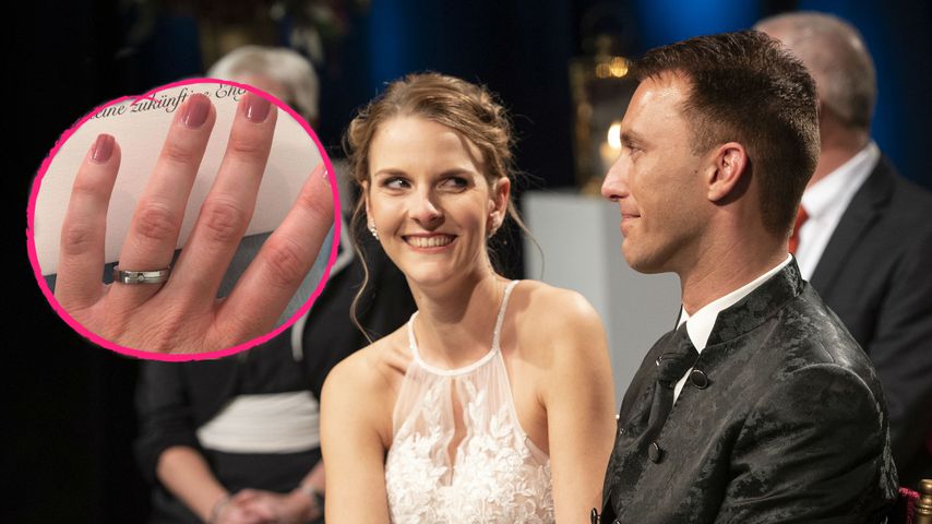 "Hochzeit auf den ersten Blick"-Ariane trägt Ring vor Jawort