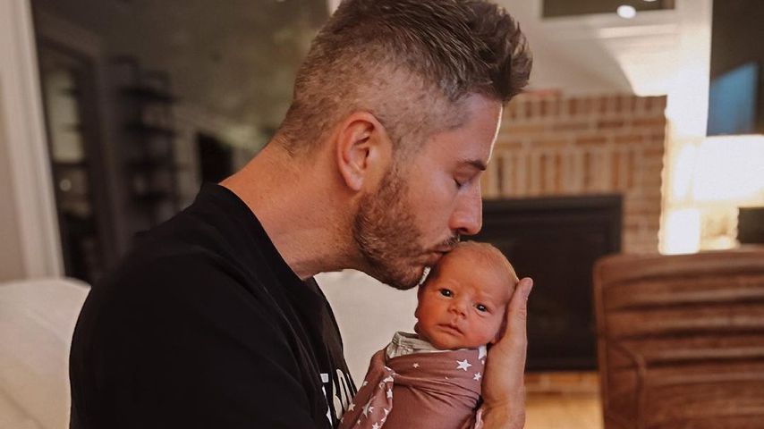 Arie Luyendyk, Jr. mit einem seiner Zwillinge
