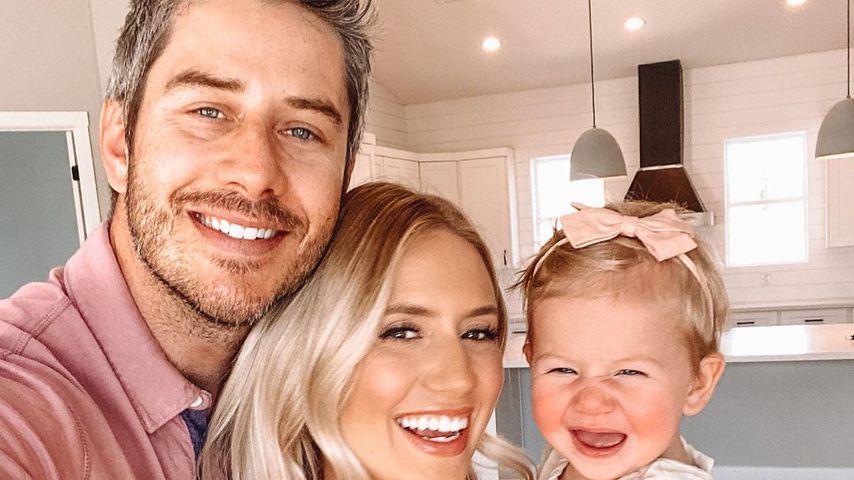 Arie Luyendyk Jr. mit seiner Frau  Lauren Burnham Luyendyk und Tochter Alessi