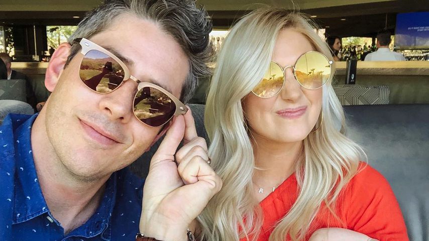 Arie Luyendyk, Jr. mit seiner Frau Lauren und seiner Tochter