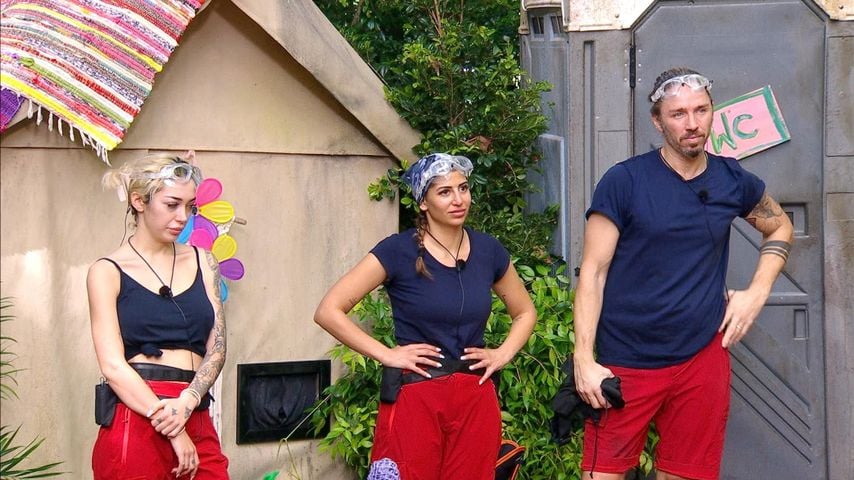 Ariel, Eva Benetatou und Gil Ofarim im Dschungelcamp 2026