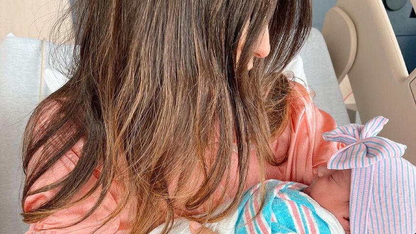 Arielle Charnas mit ihrem Baby