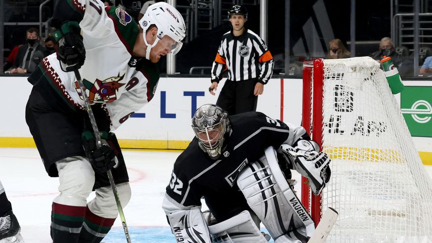 Arizona Coyotes beim Eishockey, 5. Oktober 2021 in Los Angeles