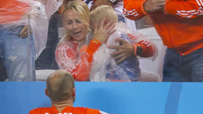 WM-Aus: Hier weint Robbens kleiner Sohn bitterlich