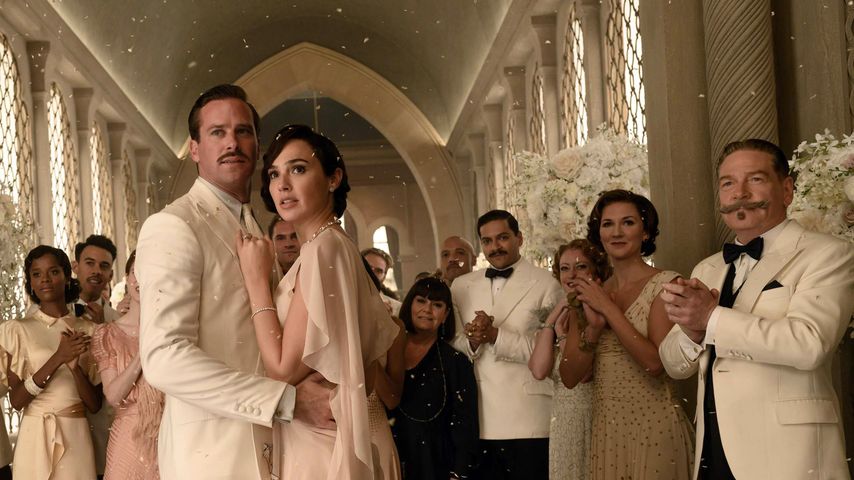 Armie Hammer, Gal Gadot und Kenneth Branagh in "Tod auf dem Nil"