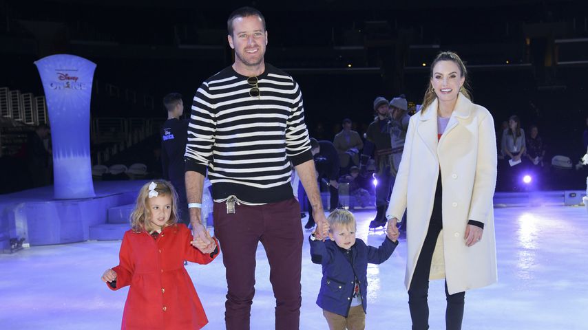 Armie Hammer und Elizabeth Chambers mit ihren Kindern Harper und Ford