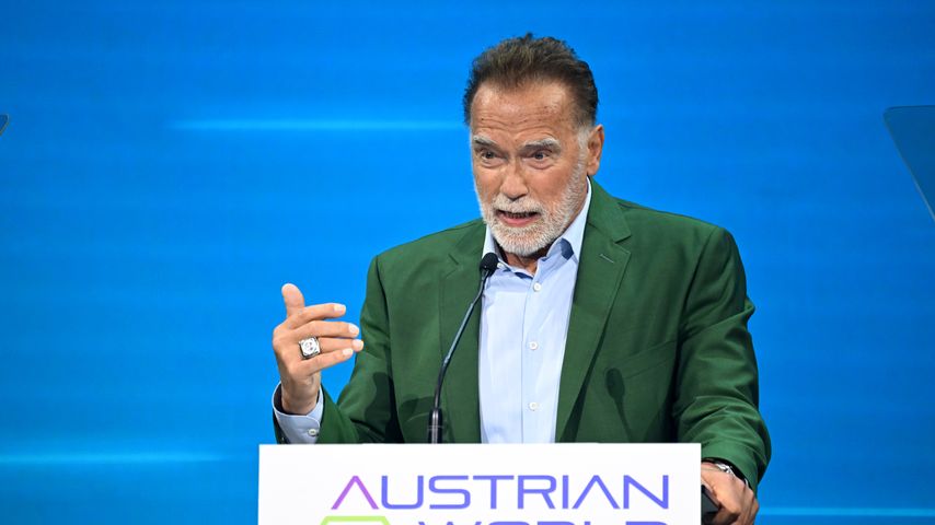 Arnold Schwarzenegger beim Austrian World Summit im Juni 2025 in Wien