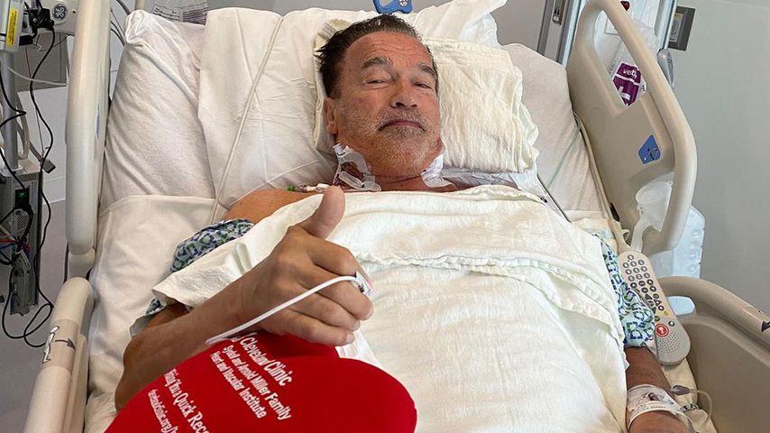 Arnold Schwarzenegger in der Cleveland Klinik im Oktober 2020